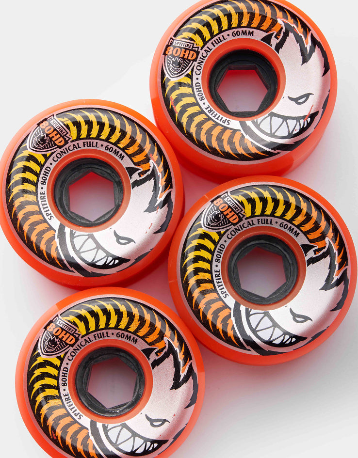 Spitfire Conical Full 80HD Skateboard Wheels - 60mm
