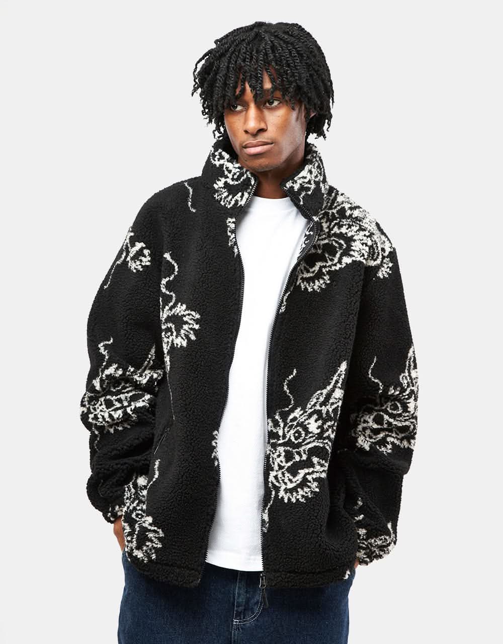 Route One Sharwa Fleece - Dragon (Black)