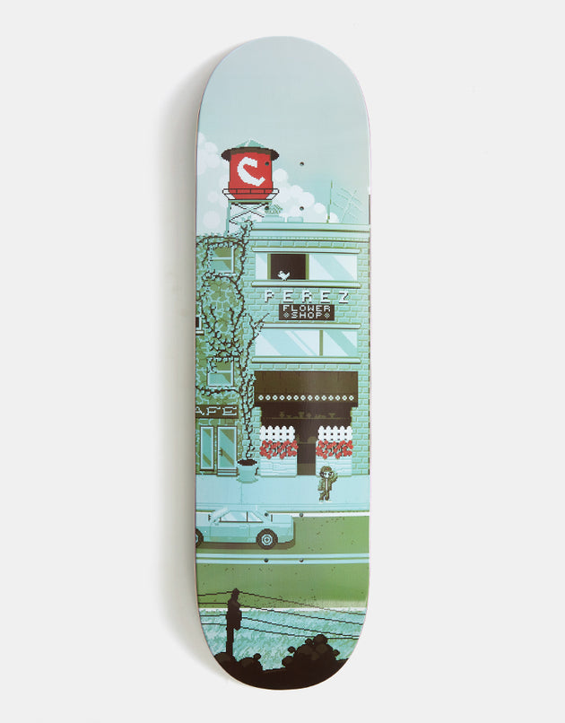 Chocolate Perez Pixel City G059 Skateboard Deck - 8.4"