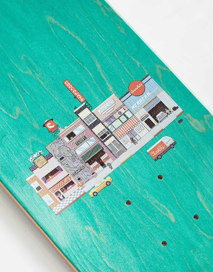 Chocolate Perez Pixel City G059 Skateboard Deck - 8.4"