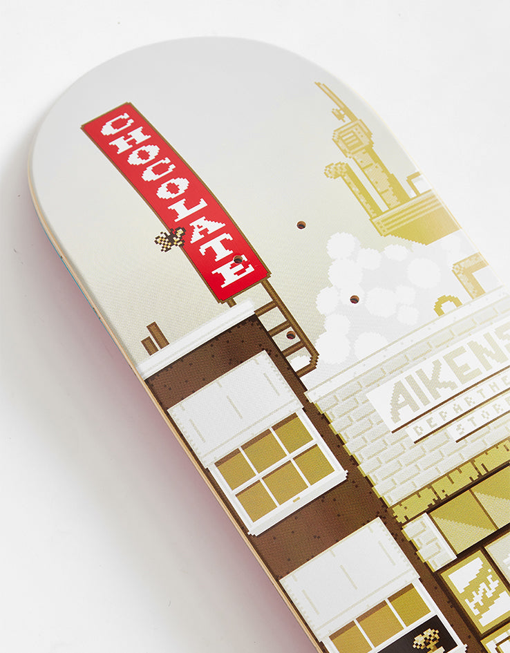 Chocolate Aikens Pixel City G008 Skateboard Deck - 8"