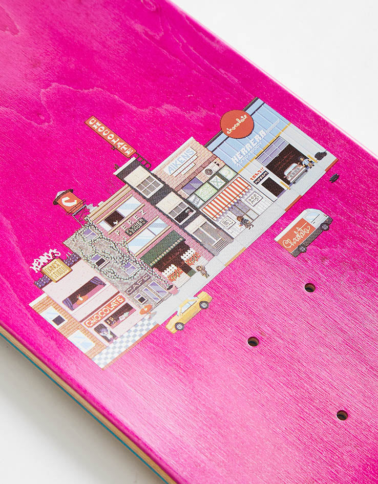 Chocolate Aikens Pixel City G008 Skateboard Deck - 8"