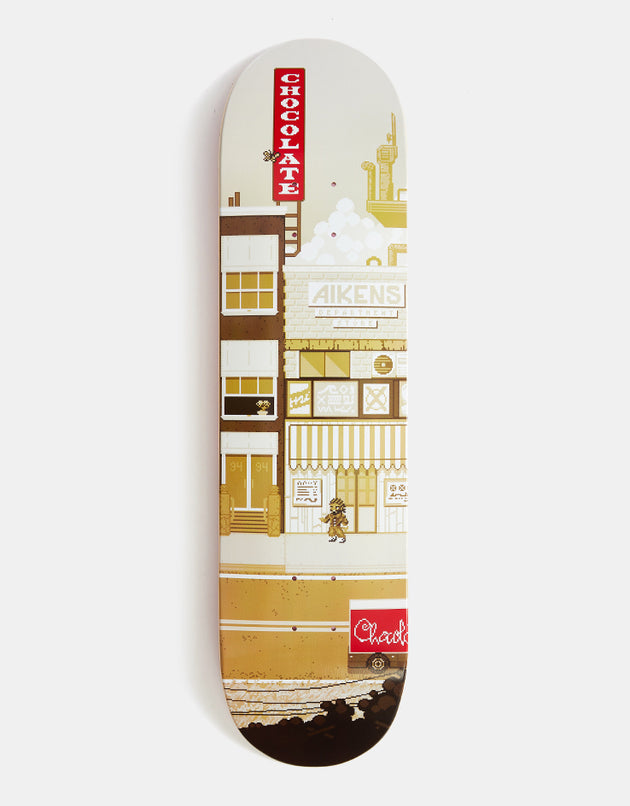 Chocolate Aikens Pixel City G008 Skateboard Deck - 8"