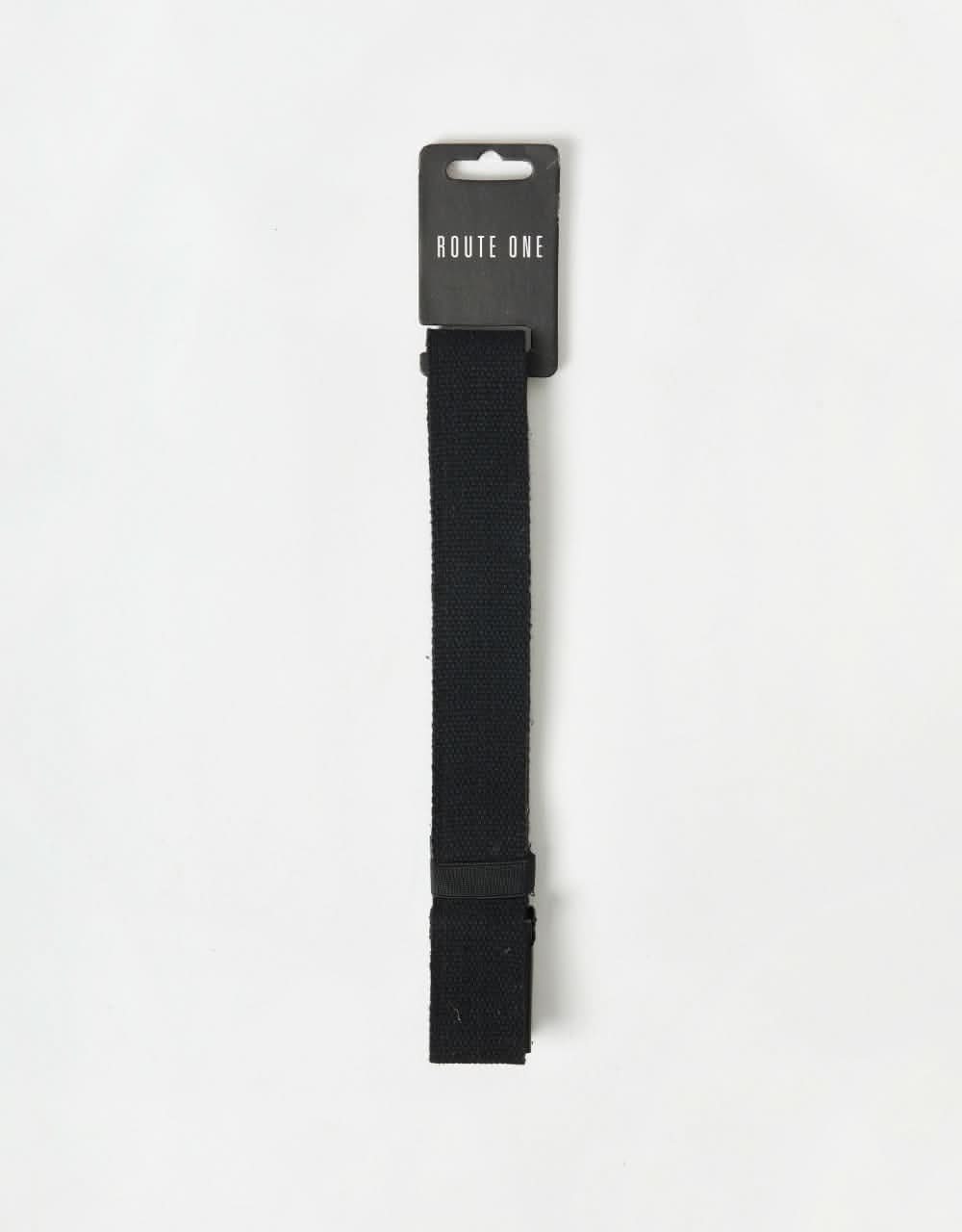 Route One Classic Web Belt - Black