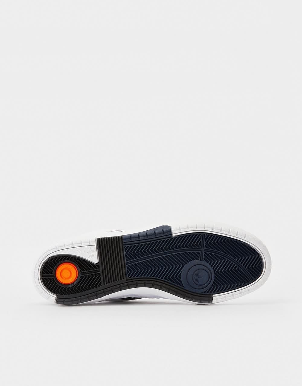 adidas Tyshawn II Skate Shoes - White/Core Black/Collegiate Navy