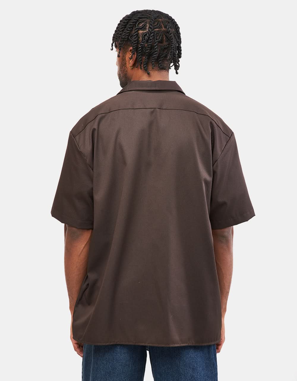 Dickies Recycled S/S Work Shirt - Dark Brown
