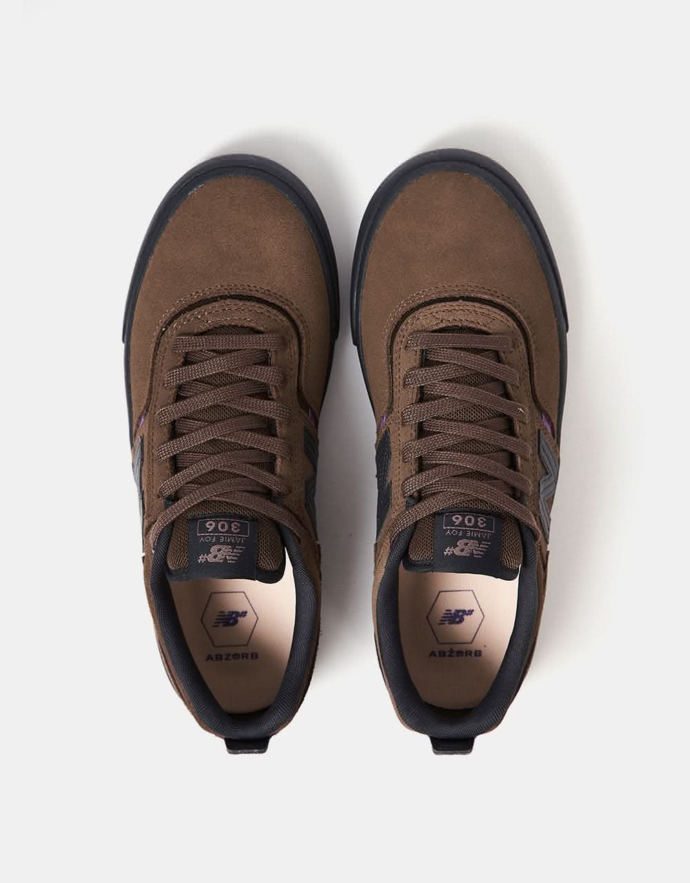 New Balance Numeric Jamie Foy 306 Skate Shoes - Brown/Black