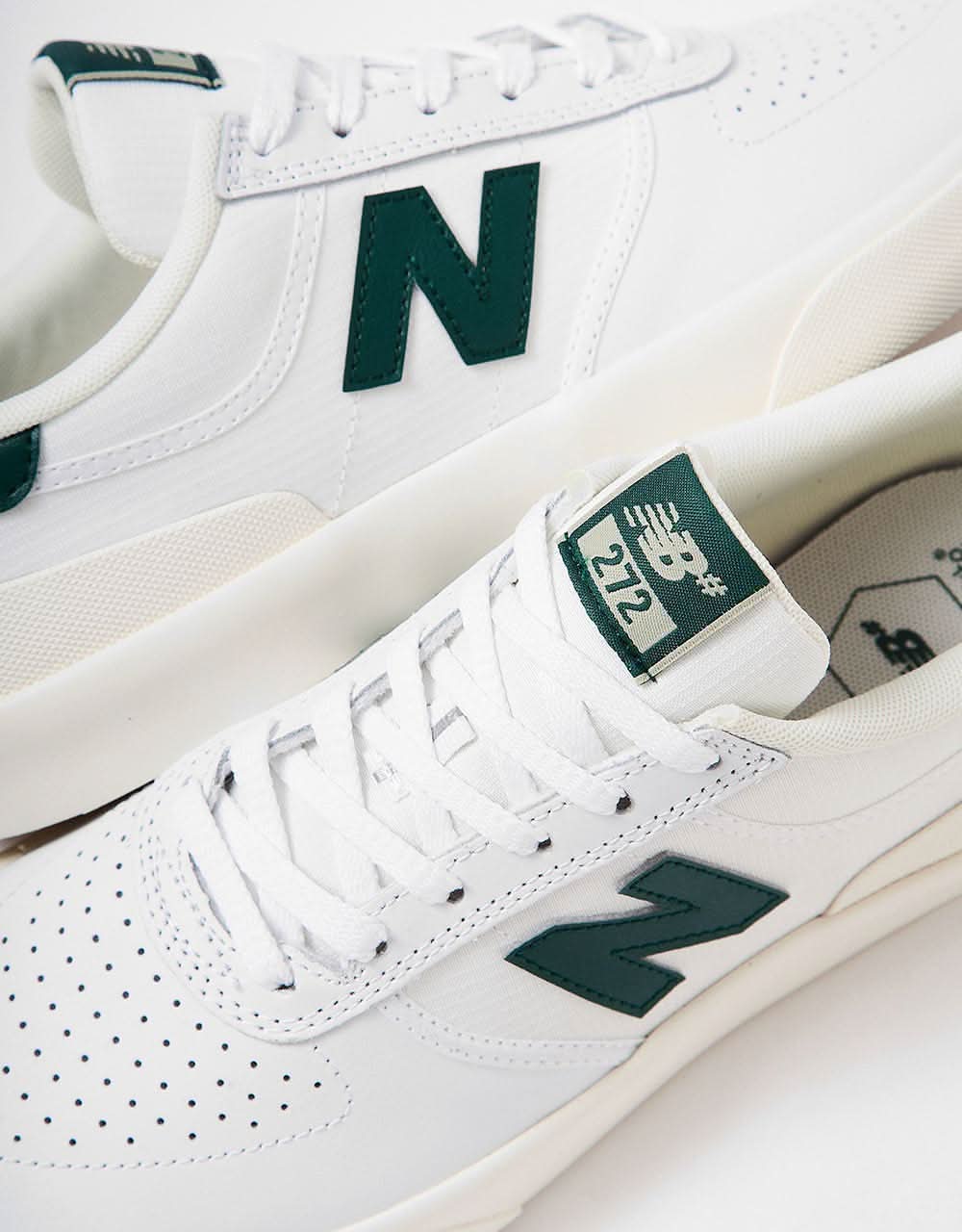 New Balance Numeric 272 Skate Shoes - White/Green