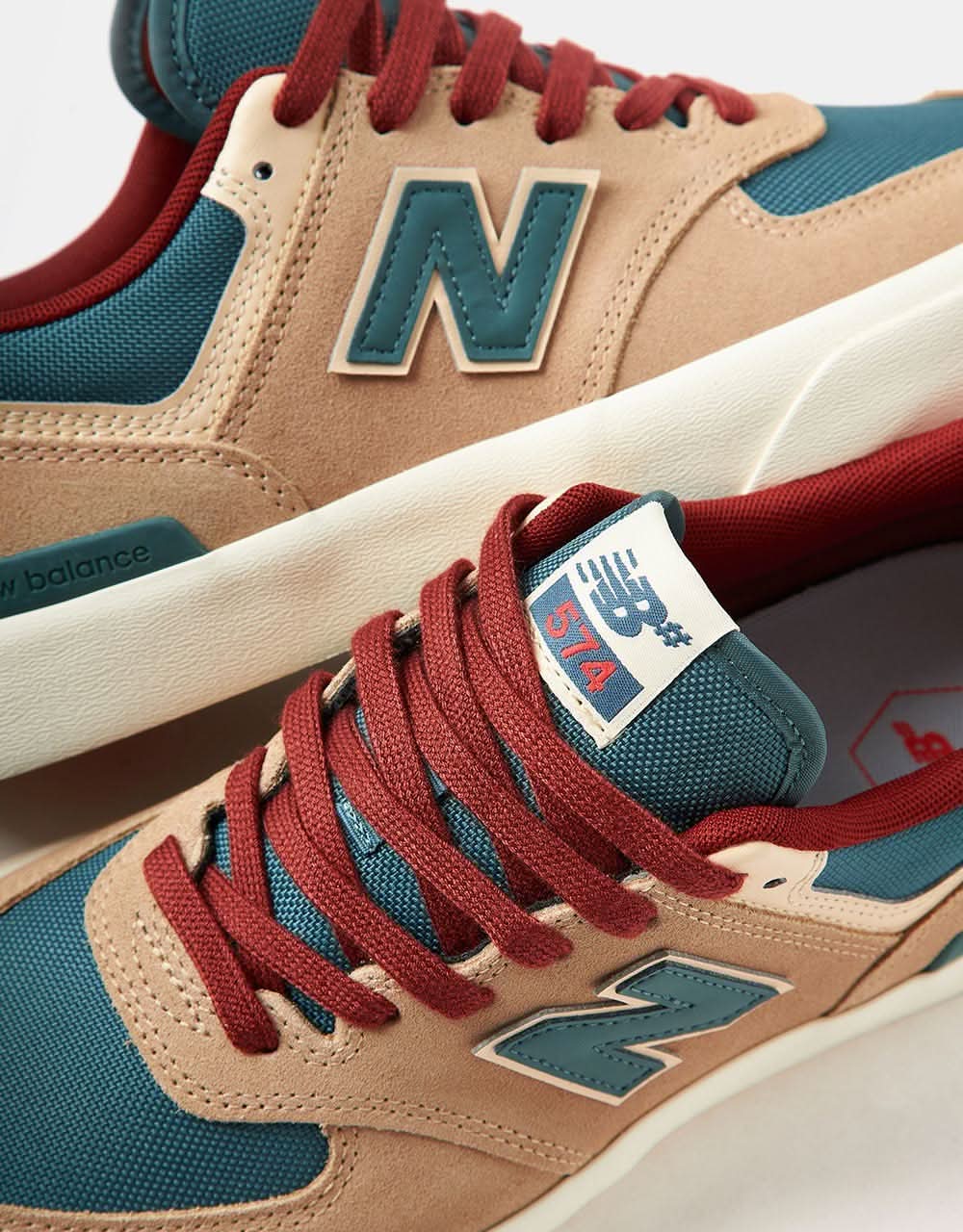 New Balance Numeric 574 Skate Shoes - Tan Sage