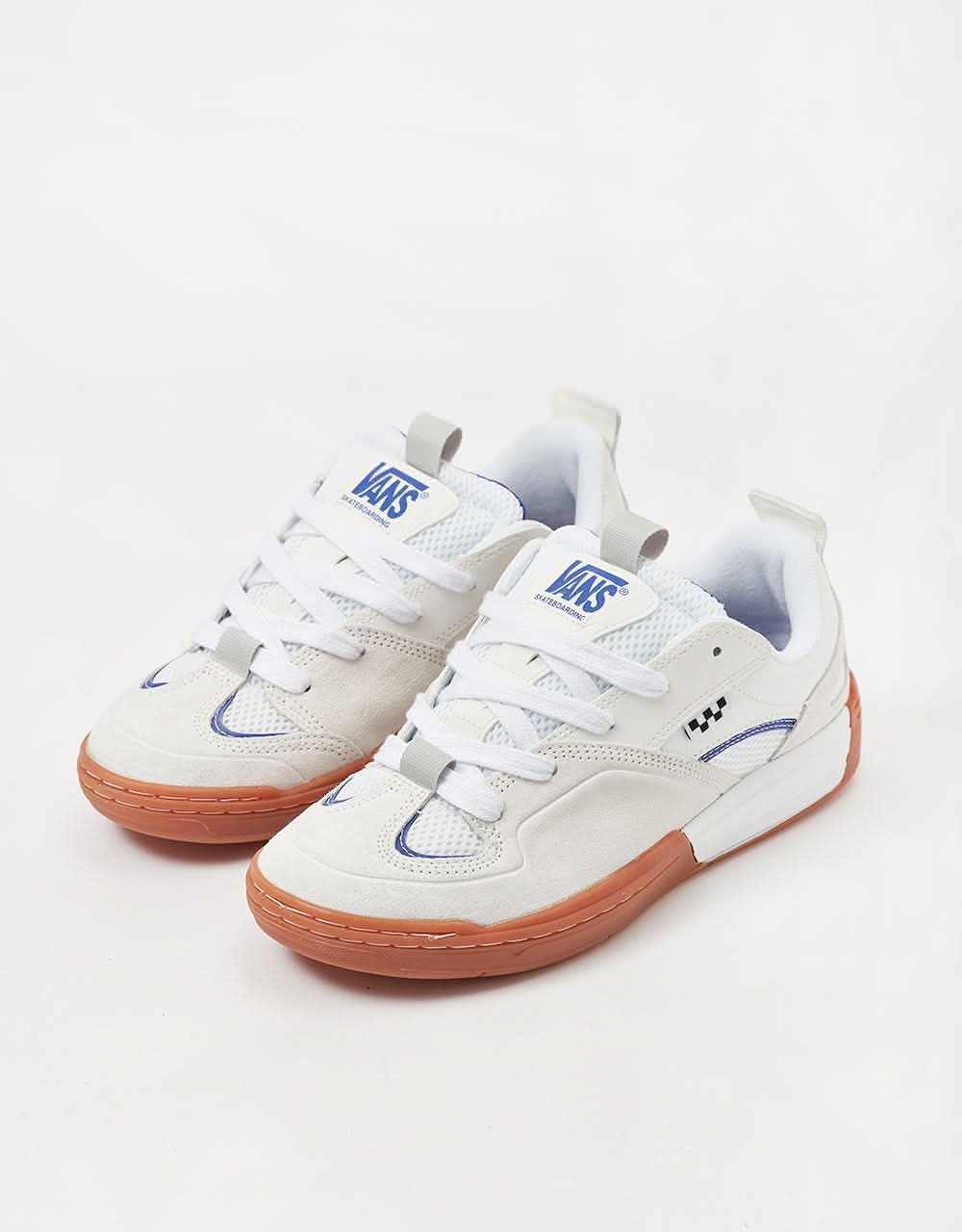 Vans Skate Mixxa Shoes - White/Light Blue