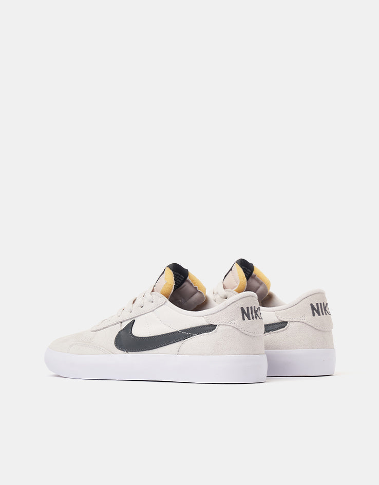 Nike SB Heritage Vulc Skate Shoes - Vast Grey/Iron Grey-Vast Grey-White