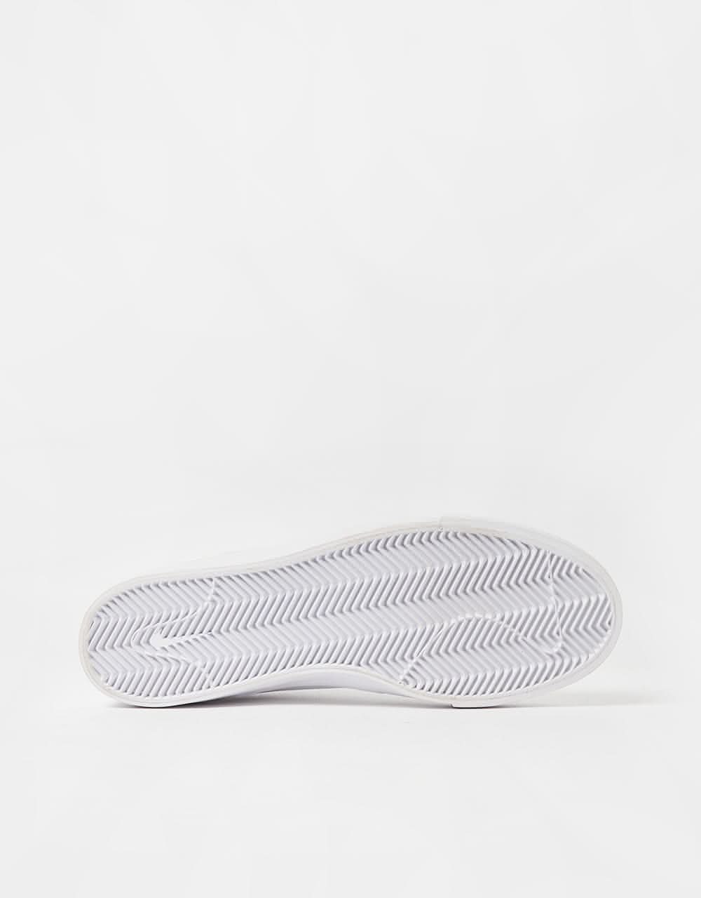 Nike SB 'Orange Label' Zoom Janoski OG+ ISO Skate Shoes - Triple White/Orange