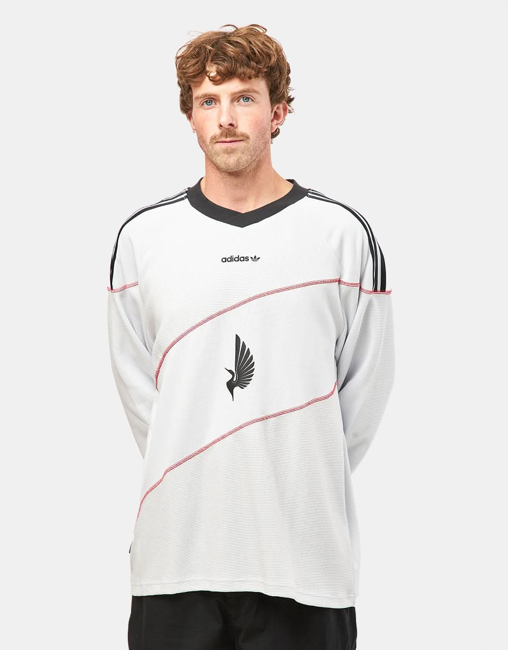adidas x Familia x Minnesota United FC L/S Jersey - White/Core Black/Red
