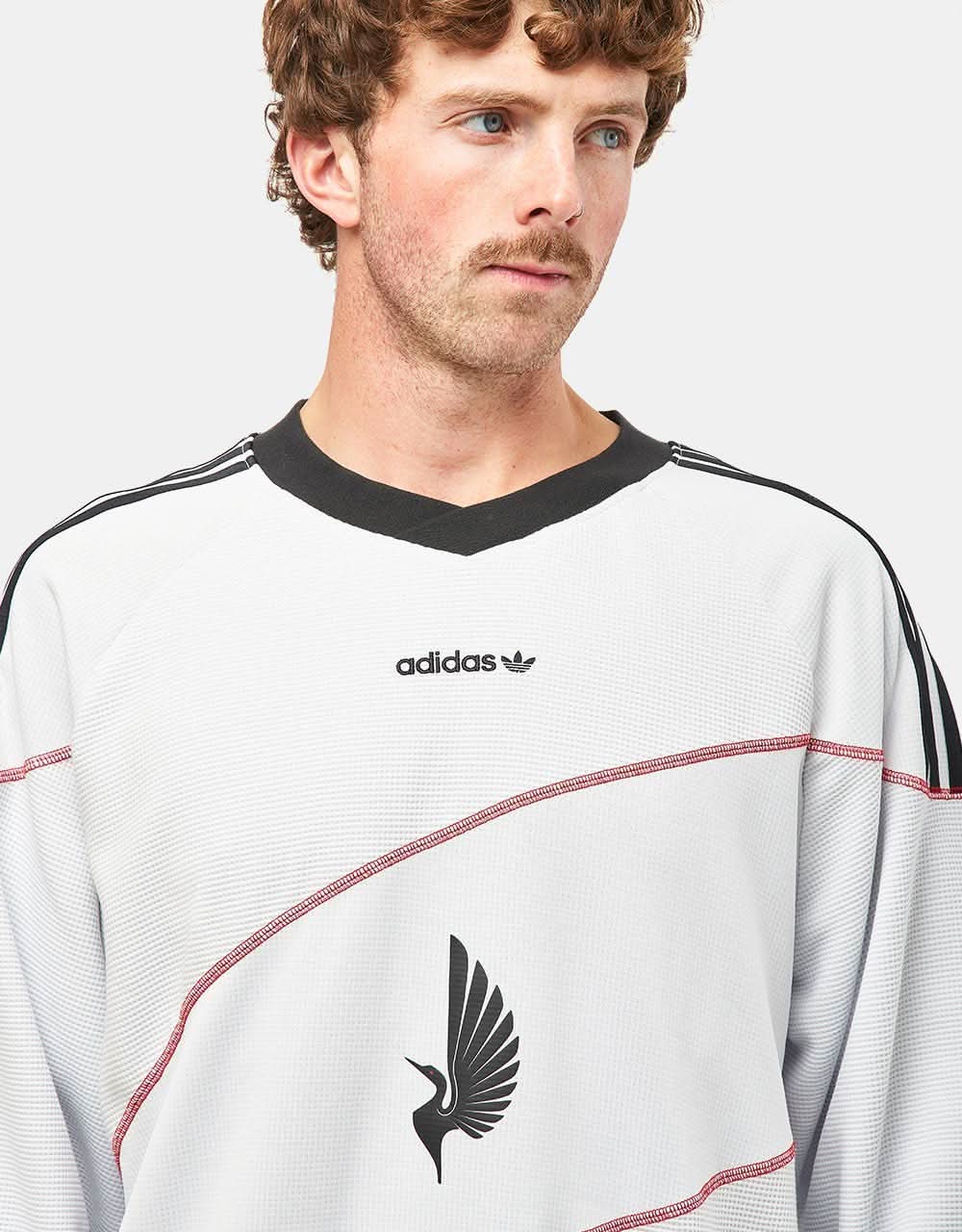 adidas x Familia x Minnesota United FC L/S Jersey - White/Core Black/Red