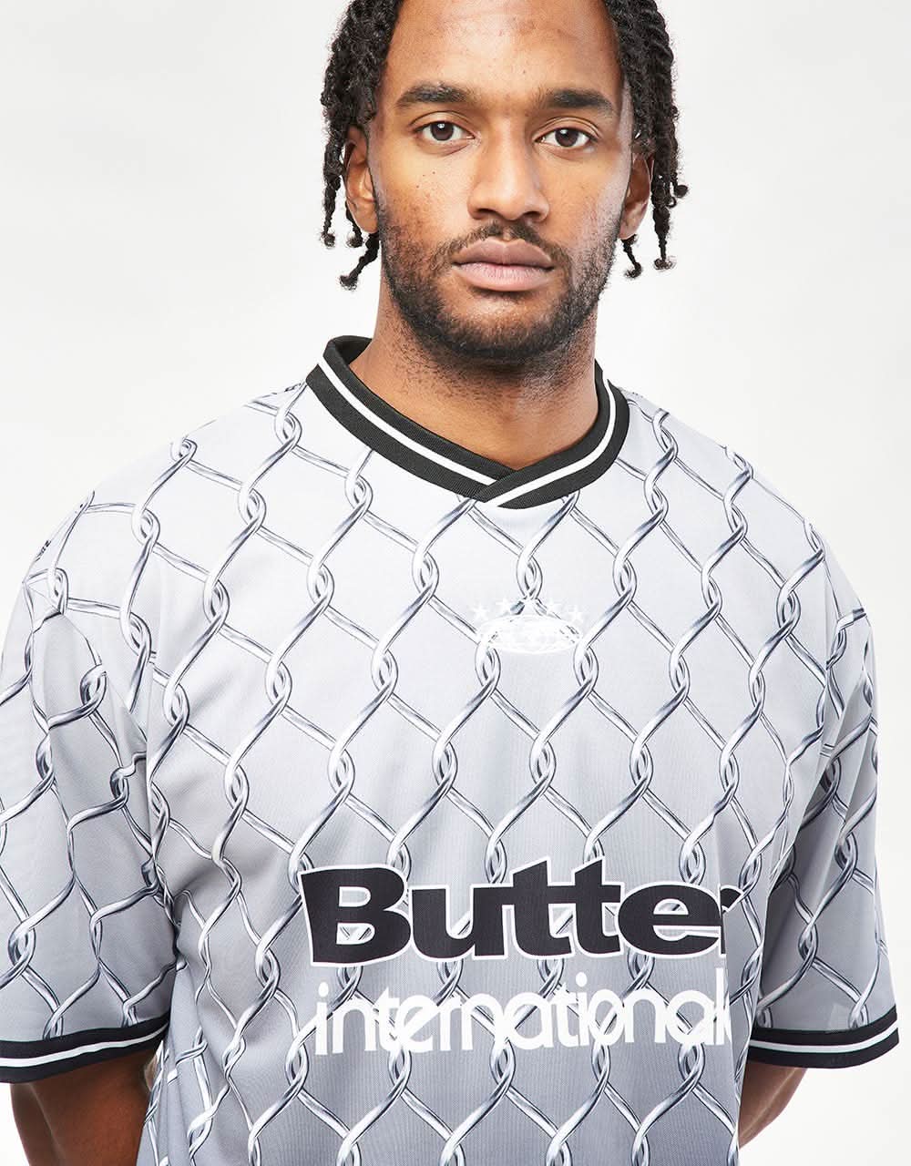 Butter Goods Cage Jersey - Grey