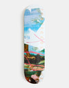 Poetic Collective Red Strokes Skateboard Deck