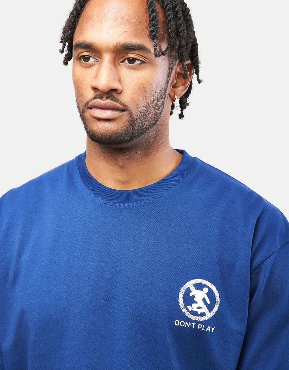 Polar Don't Play T-Shirt - Deep Royal Blue