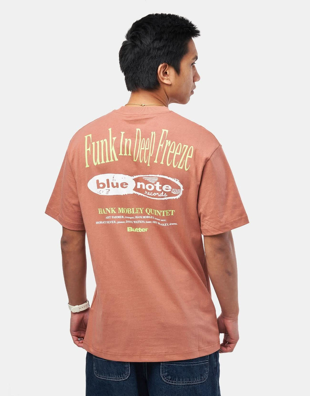 Butter Goods x Blue Note Funk T-Shirt - Washed Wood