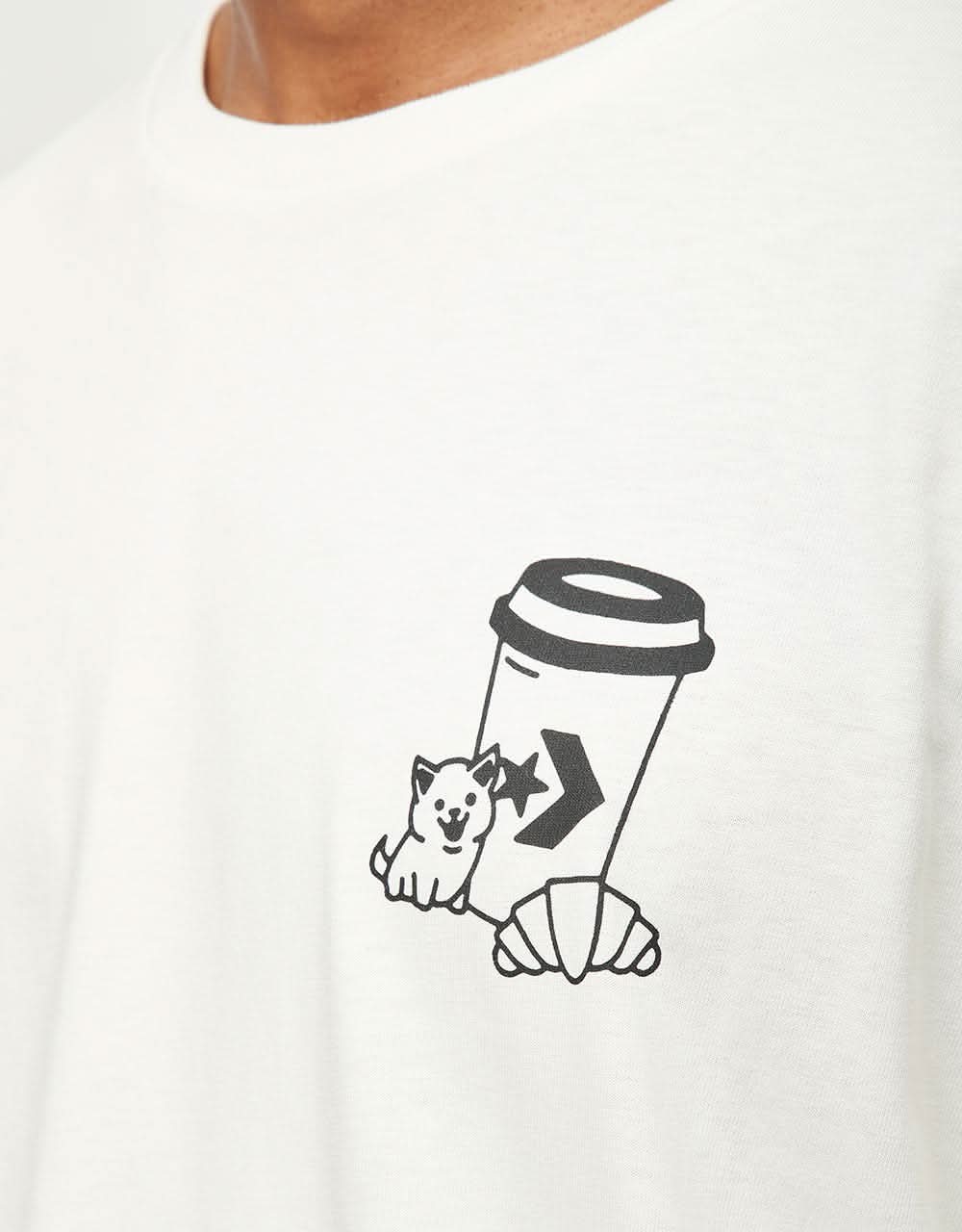 Converse Cafe T-Shirt - Converse Egret