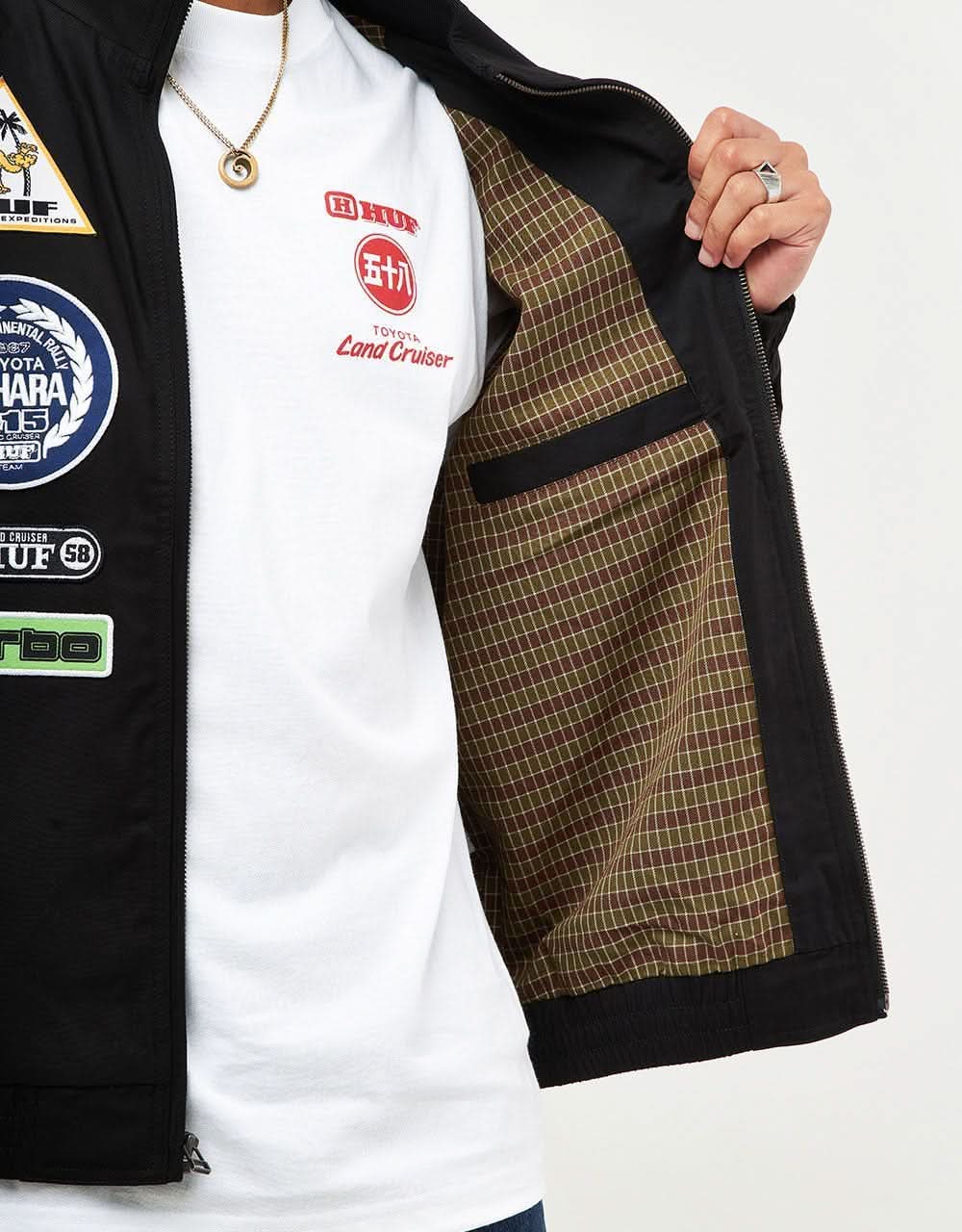 HUF x Toyota Land Cruiser Overland Touring Jacket - Black