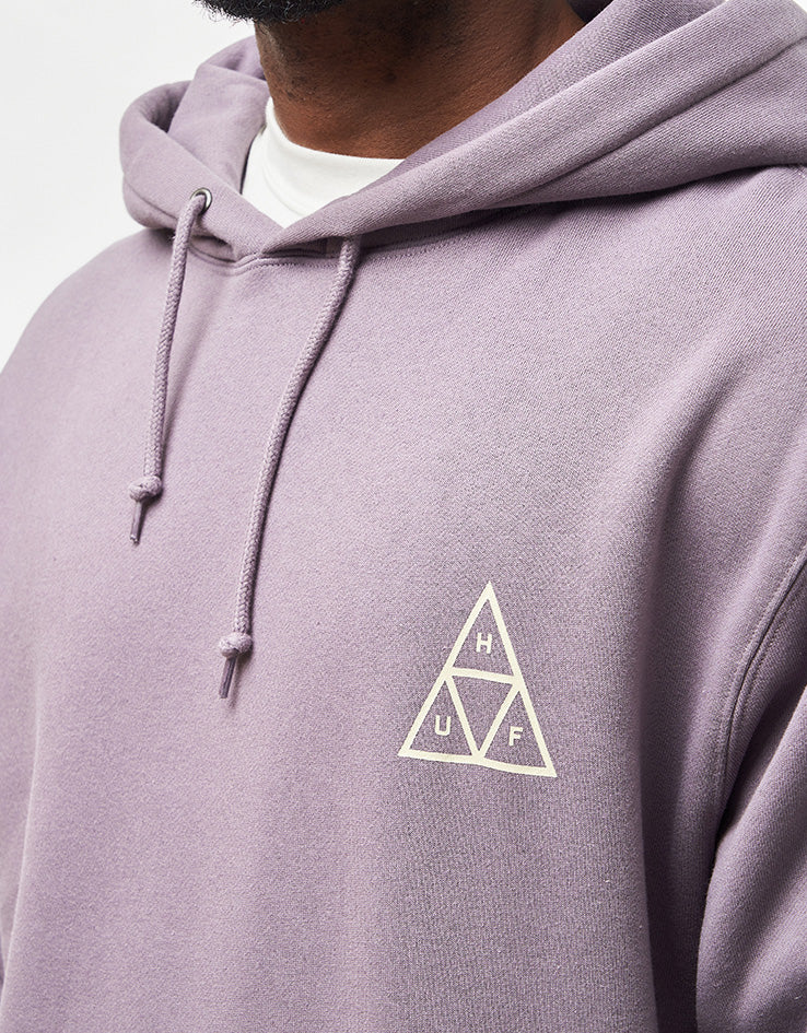HUF Set Triple Triangle Pullover Hoodie - Light Plum