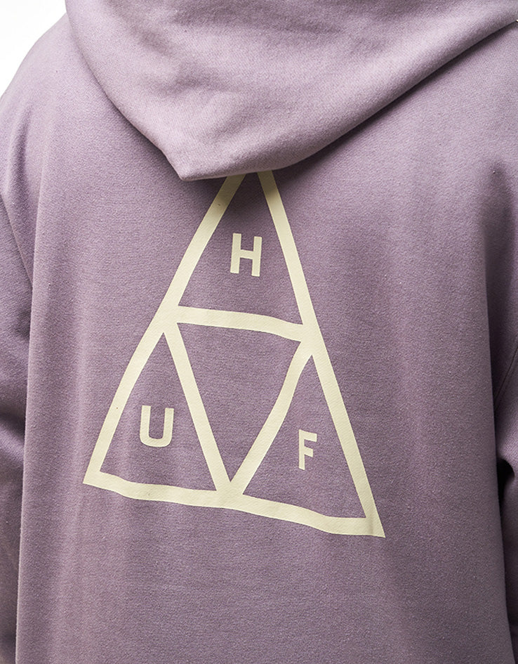 HUF Set Triple Triangle Pullover Hoodie - Light Plum