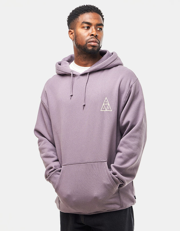 HUF Set Triple Triangle Pullover Hoodie - Light Plum