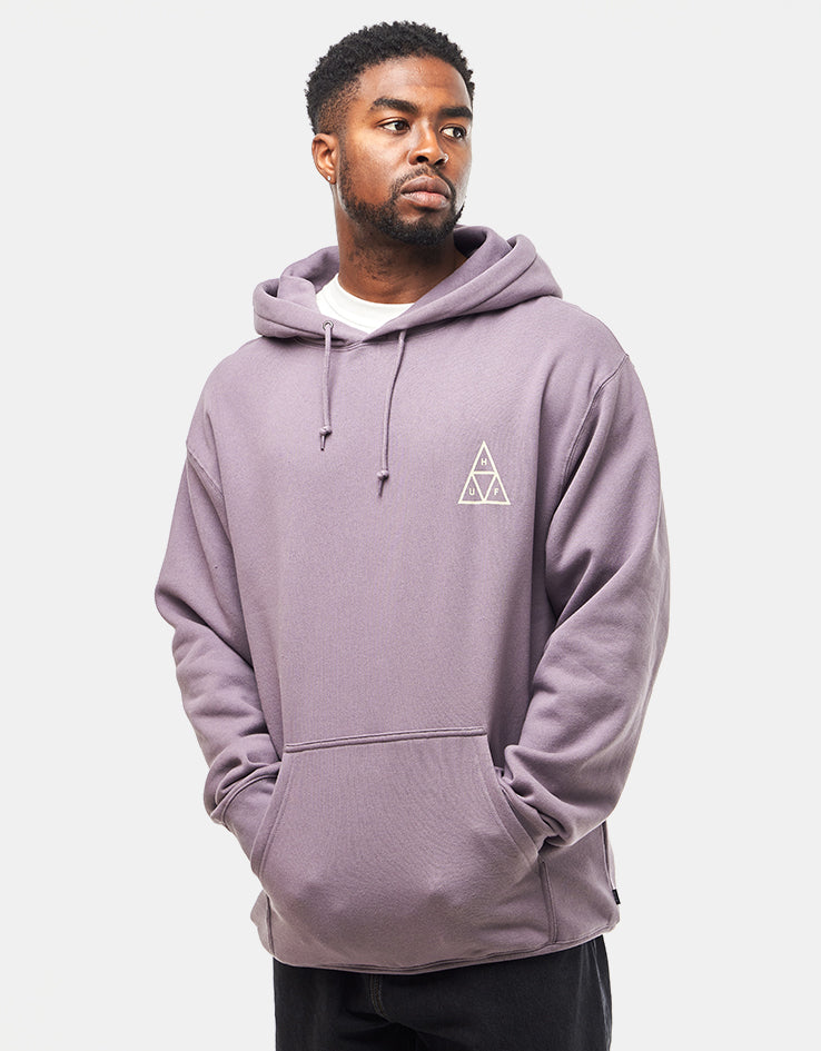 HUF Set Triple Triangle Pullover Hoodie - Light Plum