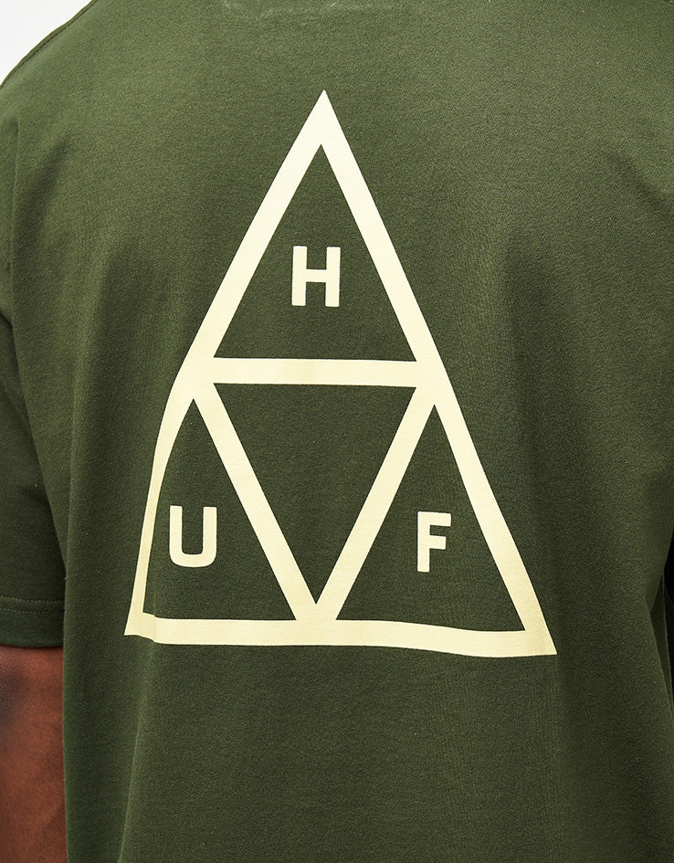HUF Set Triple Triangle T-Shirt - Hunter Green