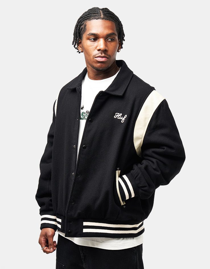 HUF Song Varsity Jacket - Black