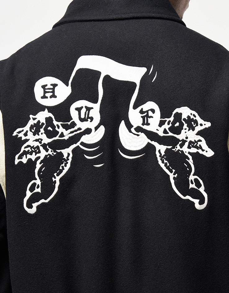 HUF Song Varsity Jacket - Black