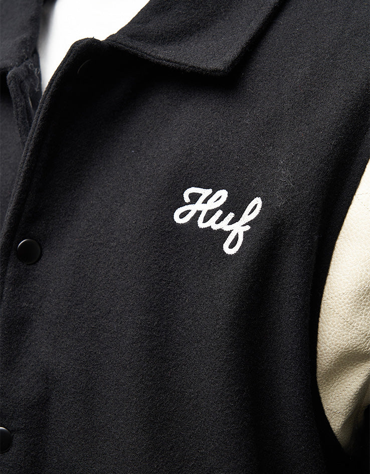 HUF Song Varsity Jacket - Black