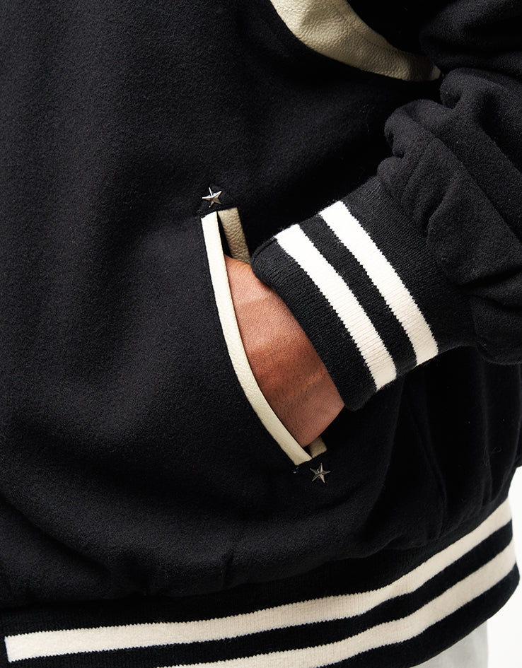 HUF Song Varsity Jacket - Black