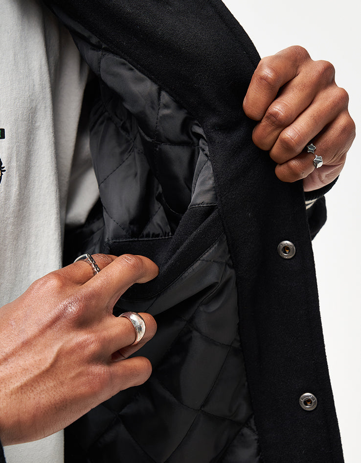 HUF Song Varsity Jacket - Black