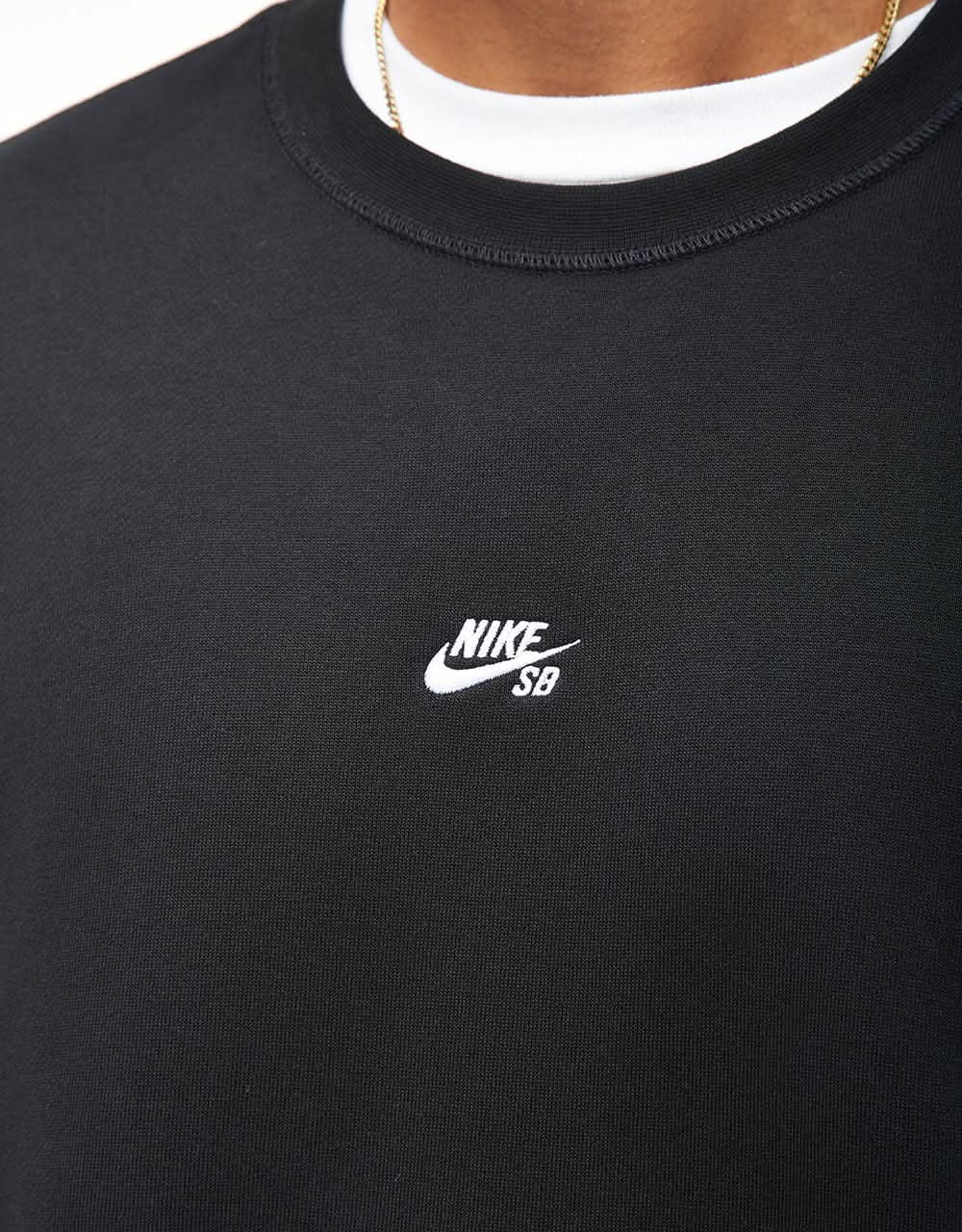 Nike SB Essential Logo Crew - Black/White