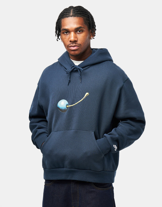 Nike SB Cherry Pullover Hoodie - Armory Navy/White