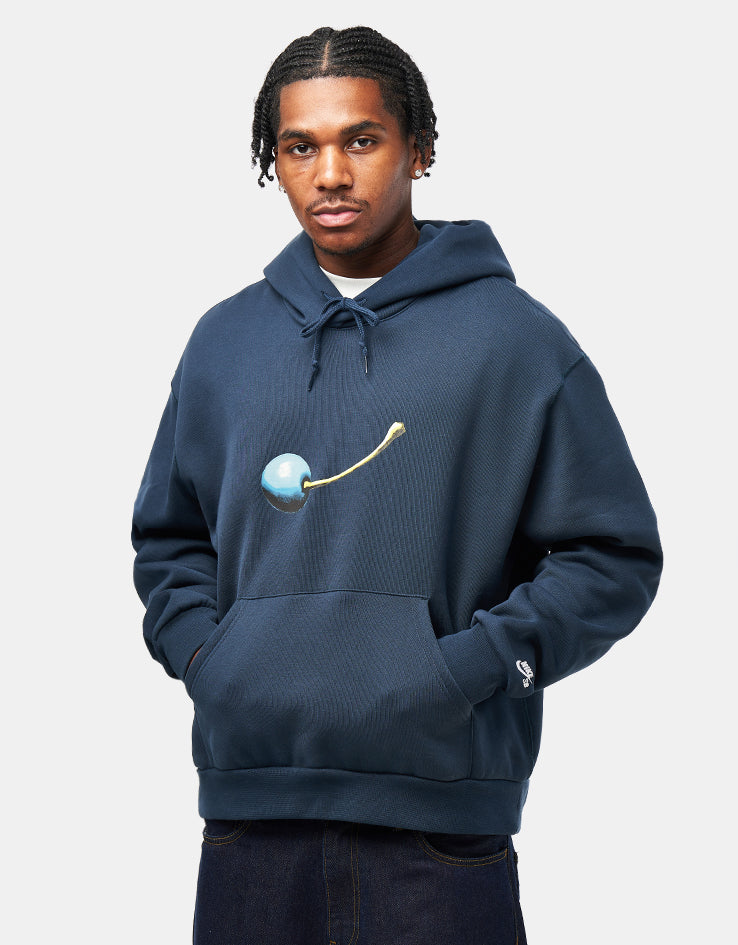 Nike SB Cherry Pullover Hoodie - Armory Navy/White