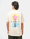 Obey Elevated Power T-Shirt - Cream