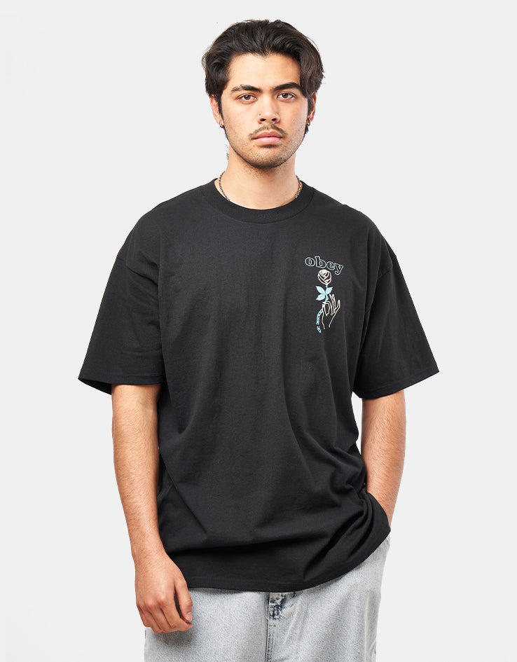 Obey Spring Forth T-Shirt - Black