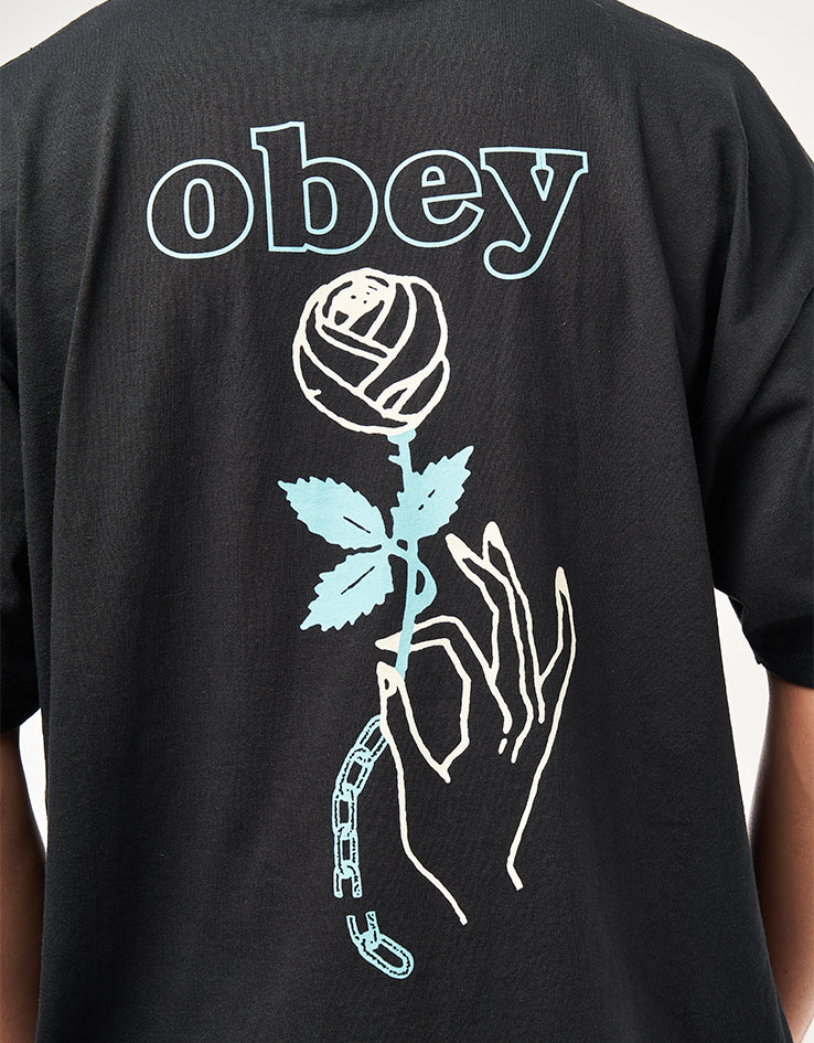 Obey Spring Forth T-Shirt - Black