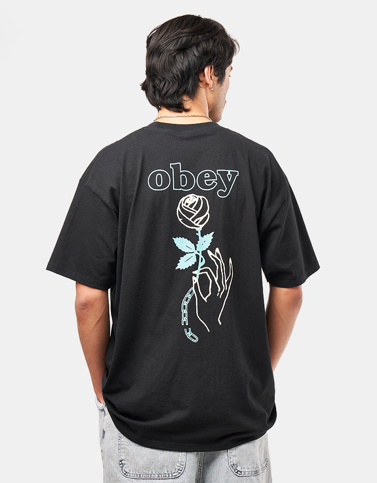 Obey Spring Forth T-Shirt - Black