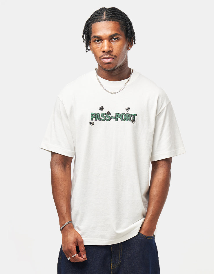 Pass Port Wot Flies T-Shirt - White