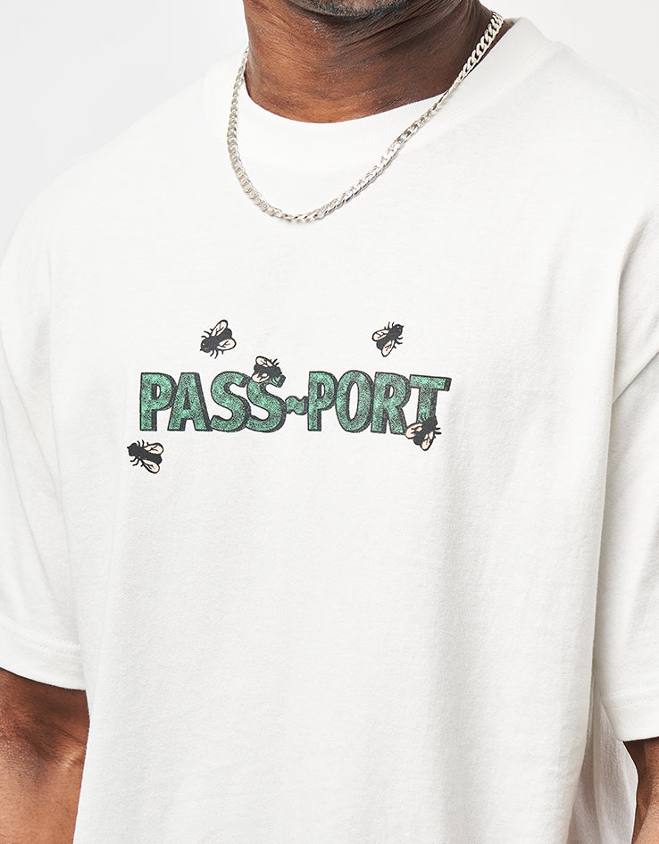 Pass Port Wot Flies T-Shirt - White