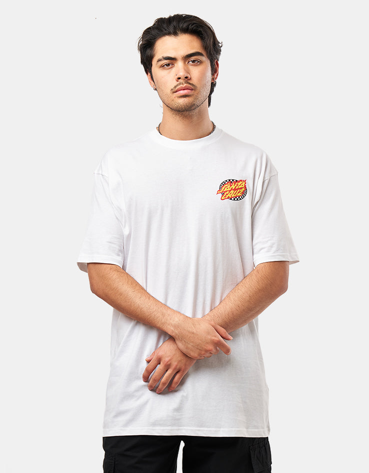 Santa Cruz Goal Flame T-Shirt - White