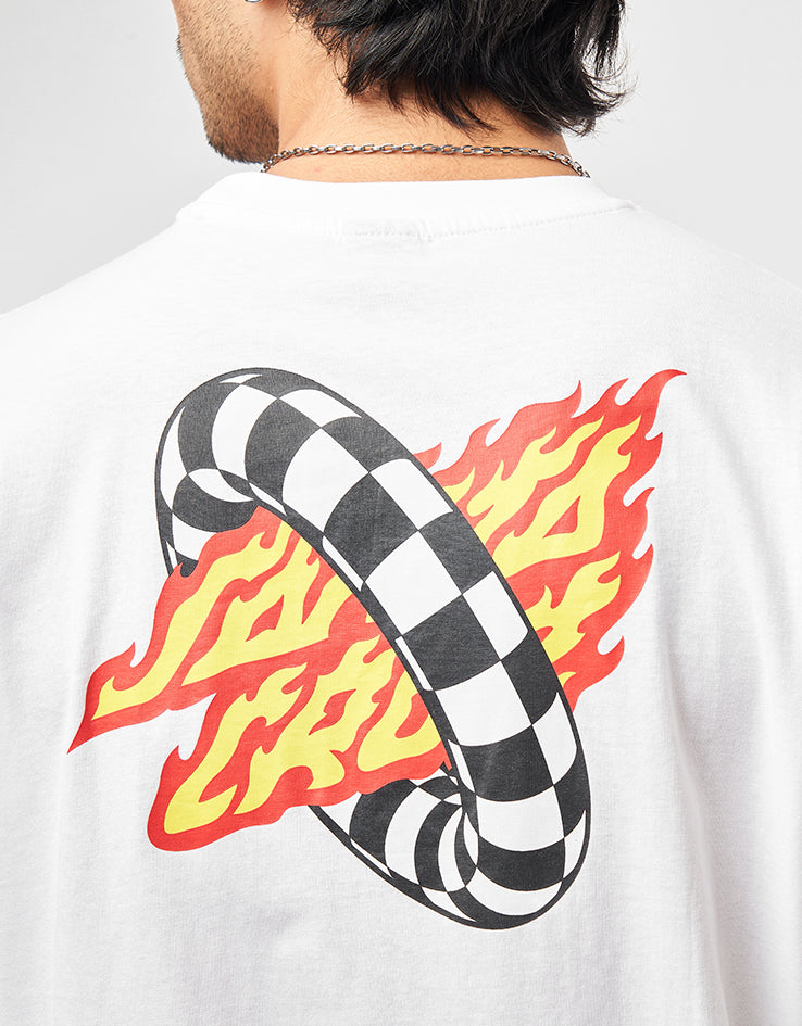 Santa Cruz Goal Flame T-Shirt - White
