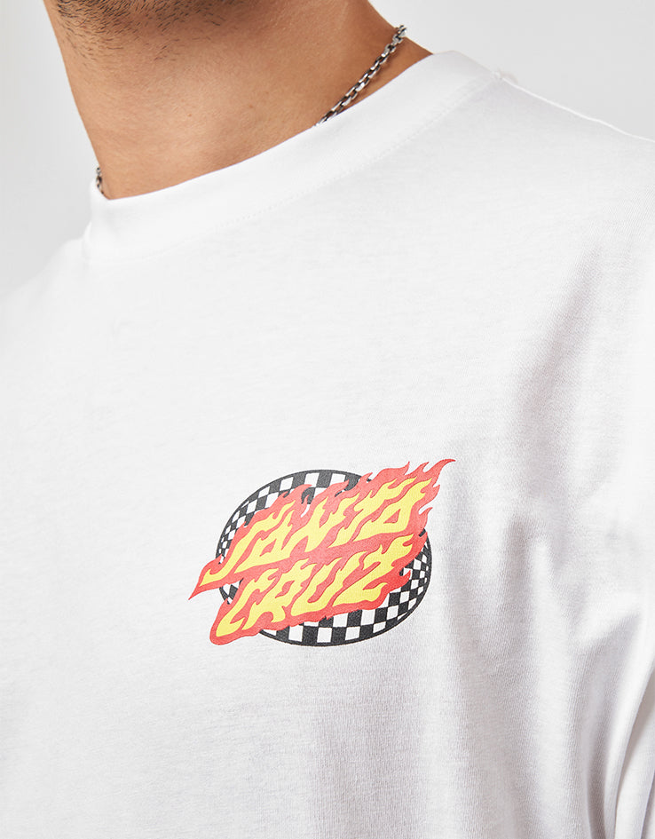 Santa Cruz Goal Flame T-Shirt - White