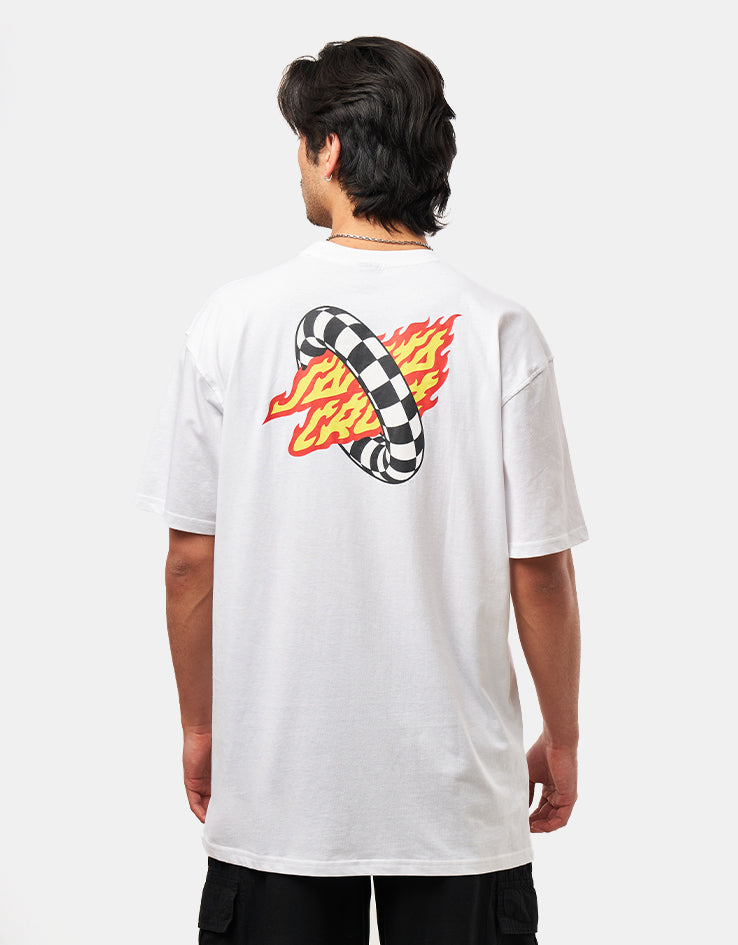 Santa Cruz Goal Flame T-Shirt - White