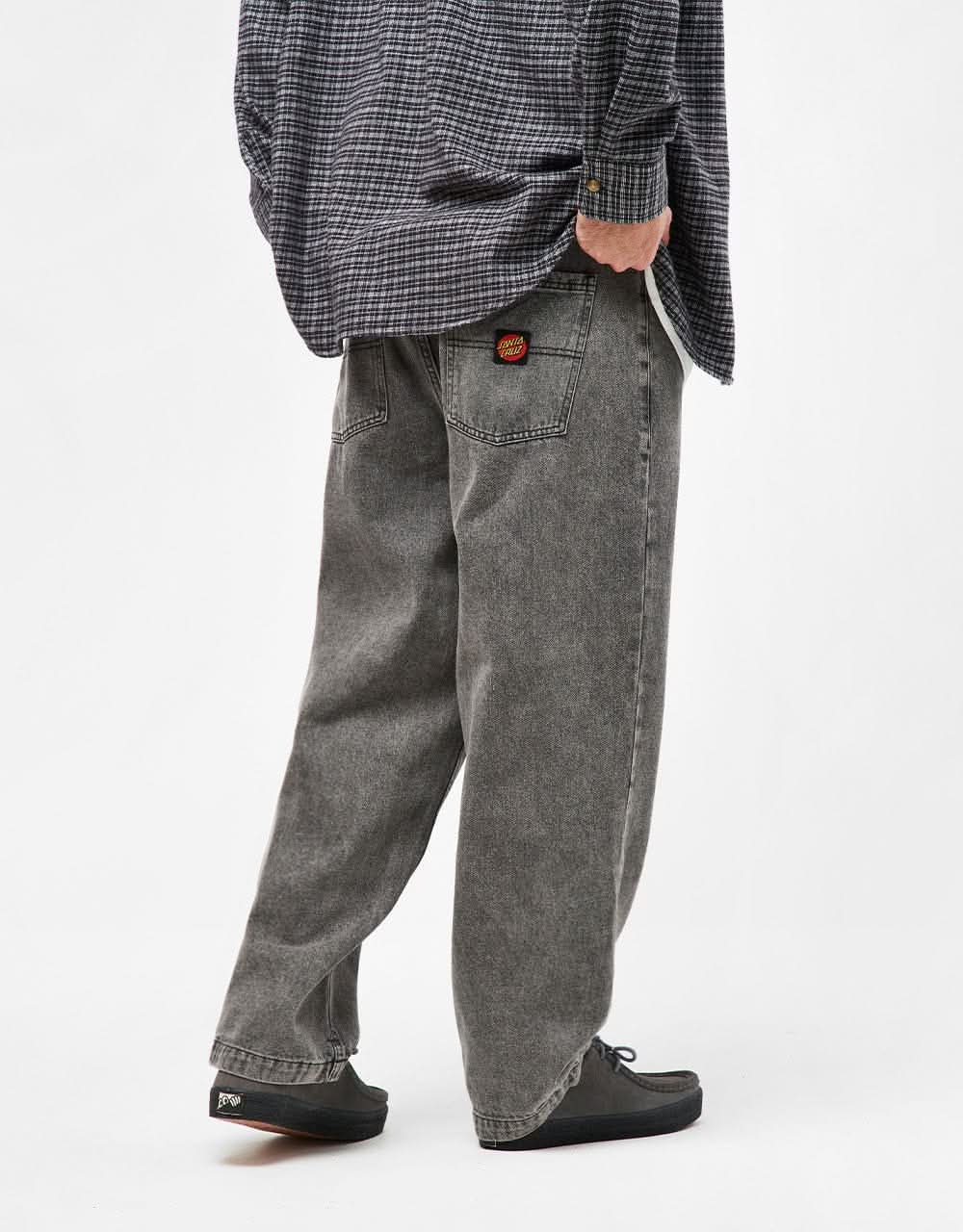 Santa Cruz Big Pants - Black Acid Wash