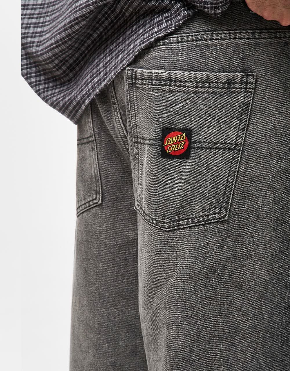 Santa Cruz Big Pants - Black Acid Wash