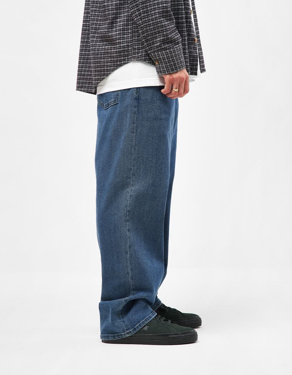 Volcom Billow Denim Pant - Washed Blue